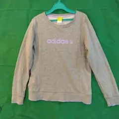 《adidas 》アディダスSサイズロゴマーク入りスエットトレーナー