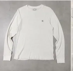 Calvin Klein Jeans ワッフル サーマル ロンT アイボリー