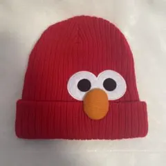 USJユニバ セサミストリート エルモ ニットキャップ ニット帽帽子