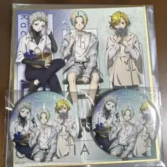 グノーシア　ホビーストック　缶バッジ　ミニ色紙　ラキオ　セツ　ユーリ