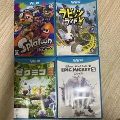 Wii U ゲーム 4本セット