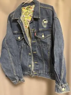 スヌーピー デニムジャケット L