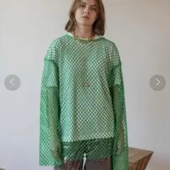 MAISON SPECIAL メゾンスペシャル ビックメッシュトップス