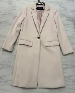 JUSGLITTY コットン混コート　チェスターコート