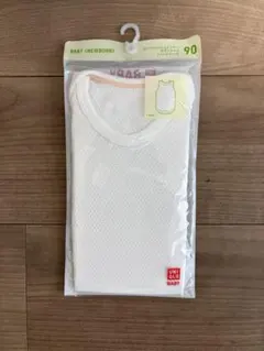 ユニクロ コットンメッシュインナーボディスーツ ノースリーブ サイズ90