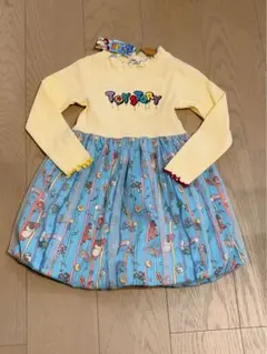 【新品】トイストーリー 長袖ワンピース 女の子　110cm バルーンスカート