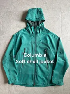Columbia ソフトシェルジャケット OMNI-WIND テック グリーン
