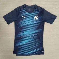 【値下げ依頼⭕】 オリンピック・マルセイユ シャツ 水色/黒 お値下げ！Puma オリンピック・マルセイユ シャツ ネイビー - メルカリ