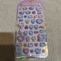サンリオ　COTTON PUFFY シール　ハローキティ