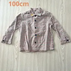 MIKIHOUSE チェック柄 長袖シャツ 100cm