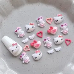 無言購入OK⭕️ ハローキティ ネイル　ネイルパーツセット