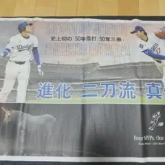 大谷翔平 選手 岩手日報号外