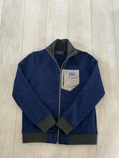 【お値下げ！】KRIFF MAYER ネイビー ジップアップトップス150サイズ