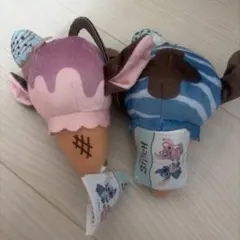 スティッチ アイスクリーム マスコット 2種セット
