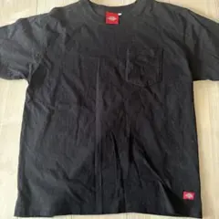 Dickies XL 黒 Tシャツ ポケット付き