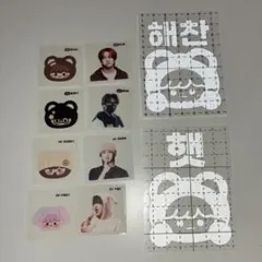 다님　ヘチャン　ステッカー　セット