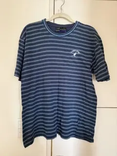 古着 KANGOLネイビー ストライプ Tシャツのサムネイル