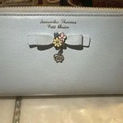 Samansa Mos2 リボン付き長財布