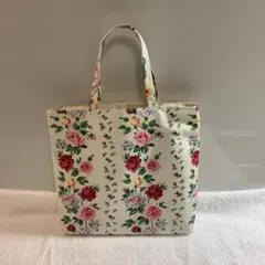 ハンドメイド　トートバッグ　ローラアシュレイ生地使用