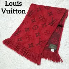 ルイヴィトン♡LV♡ハイブラ♡エシャルプ♡ロゴマニア♡赤♡マフラー♡送料込み♡ ルイヴィトン♡LV♡ハイブラ♡エシャルプ♡ロゴマニア♡赤♡マフラー