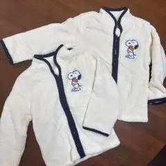 双子♡スヌーピー フリースジャケット 100cm