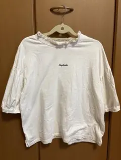 フリル付きホワイトTシャツMのサムネイル