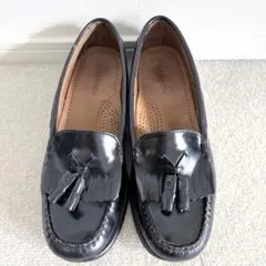 G.H.BASS ジーエイチバス タッセルローファー 本革 黒 23.5cmのサムネイル