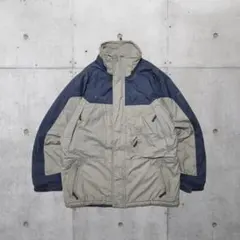 【極暖】90s Columbia 中綿入りナイロンジャケット 裏フリース