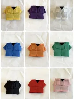 ぬい服 10cm 12cm マスコット オーバーオール つなぎ - メルカリ
