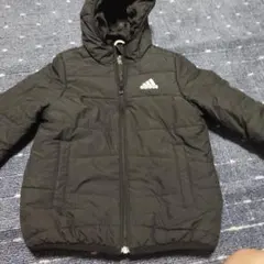 adidas ジャンパー 130cm 黒　子供服