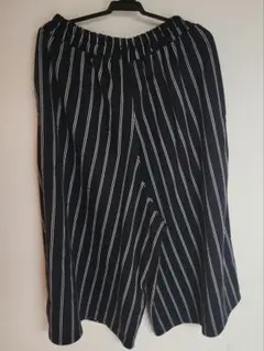 ガウチョパンツ Sサイズ　ストライプ