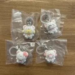 サンリオキャラクターズ　めじるしアクセサリー ふわふわスノー　4点セット