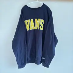 VANS クルーネック スウェット ネイビーのサムネイル