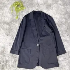 INED イネド 7号 S 黒 テーラード ジャケット オフィス 通勤