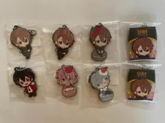 カラフルピーチ ラバー（うり ヒロ のあ ゆあんくん）キーチェーン 8個セット