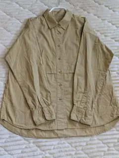 【SHIPS】レディース長袖コットン100%シャツ　F