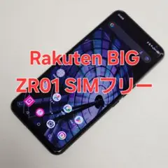 Rakuten BIG ZR01　ブラック　eSIM専用　割れあり