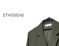 ETHOSENS ロープベルトジャケット/20SS//ウール/カーキ/のサムネイル