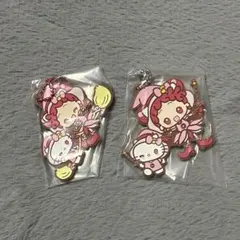 おジャ魔女どれみ サンリオ コラボ ラバーキーホルダー ハローキティ