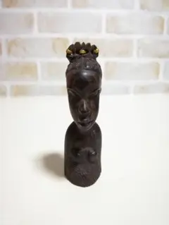 木彫り 女性 民芸品 タンザニア