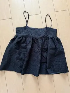 ボンジュールサガン　ジャガードキャミブラウス　ブラックのサムネイル