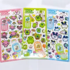 平成はっぴーフォン たまごっち くちぱっち みみっち フラワーっち 3枚セット