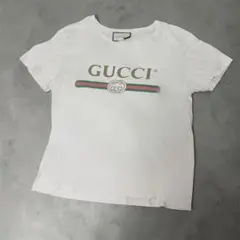 GUCCI チルドレン ロゴ Tシャツ ピンク サイズ10（150cm相当） - メルカリ