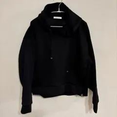 GLOBAL WORK ブラックパーカー フード付き