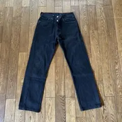 Levi's 501 ブラック ストレートデニム W27 L32