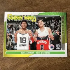 PANINI HOOPSジャージスワップカード ルイ・ハチムラ・ユタ・ワタナベ
