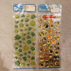 マインドウェイブ　シール　2枚セットクローバー　ハムスター　平成レトロ