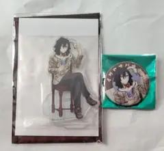 鬼滅の刃 AGF2024 純喫茶 アクリルスタンド 缶バッジ 伊黒小芭内