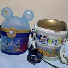 ディズニーリゾート25周年&シー15周年　ポップコーンバケット