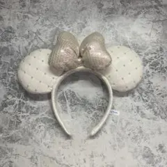 ホワイトカチューシャ キルティングデザイン